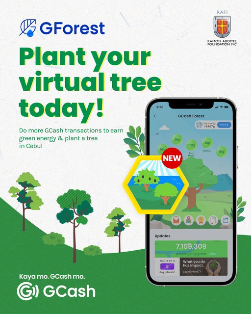 RAFI and GCash team up for ‘virtual to actual’ tree-planting in the Visayas