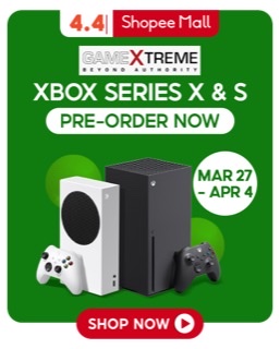 Pre-order Xbox Series X, Xbox Series S on Shopee 4.4 Sale