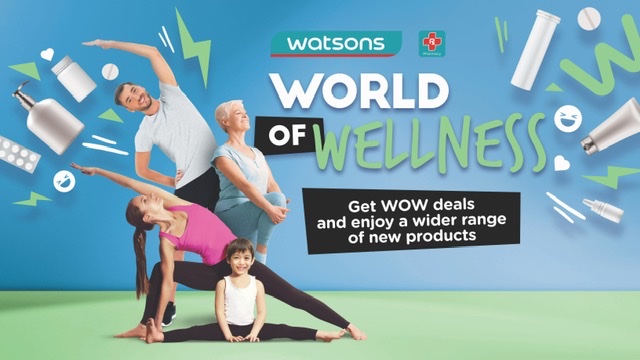 Maintain a healthy lifestyle with a good diet and vitamins from Watsons