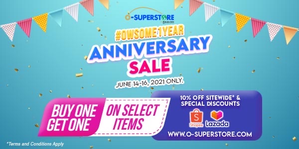 O-Superstore celebrates first year with anniversary sale