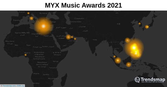 Music and Tweets reign as fans celebrate #MYXAwards2021 on Twitter