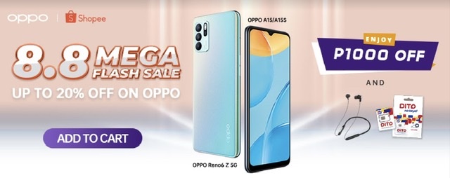 It’s raining deals and discounts this coming 8.8 for OPPO’s Shopee Super Brand Day Sale!