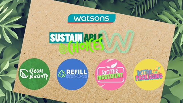 Watsons collaborates with global supplier partners to launch over 1,600 Sustainable Choices