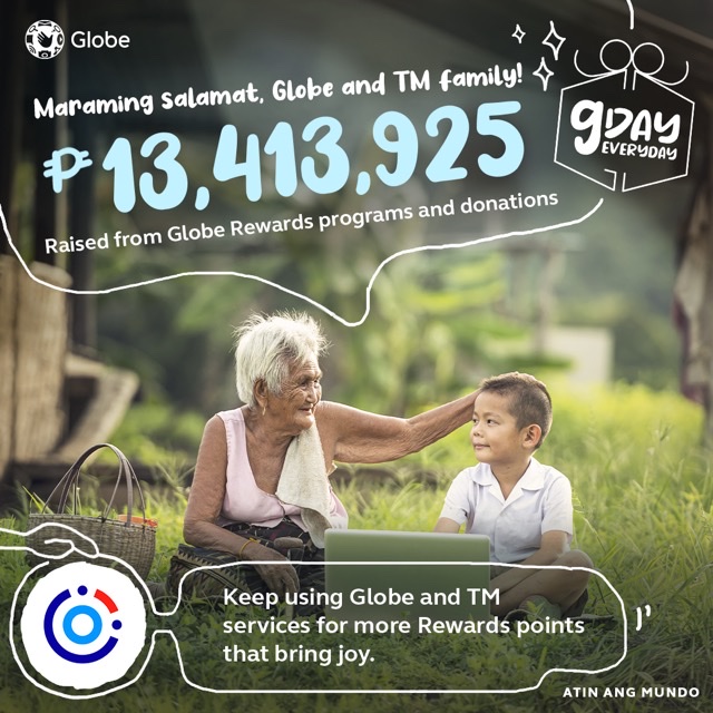 Globe’s 917 celebrations raise over P13.4-M worth of donations through Globe Rewards