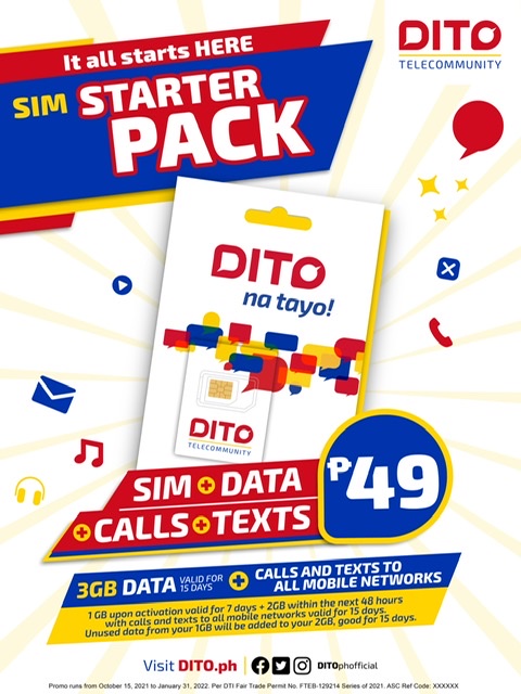High-speed data for less: DITO launches DITO 39 and Starter Pack