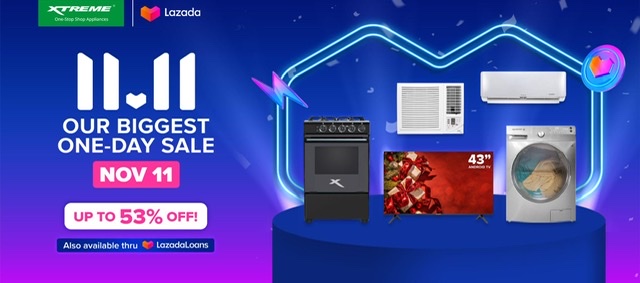Fulfill your Christmas wishlist with XTREME Appliances’ biggest discounts this 2021 on Lazada 11.11 Sale