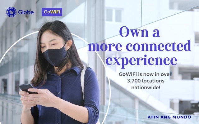 Globe widens reach of GoWiFi services to over 3,700 locations nationwide