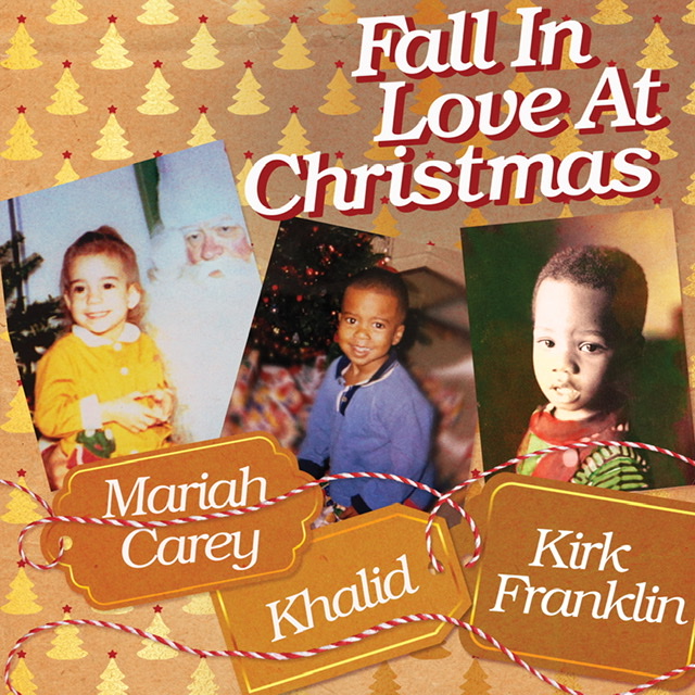 Mariah Carey brings festive cheer on new holiday song “Fall In Love at Christmas,” featuring Khalid and Kirk Franklin