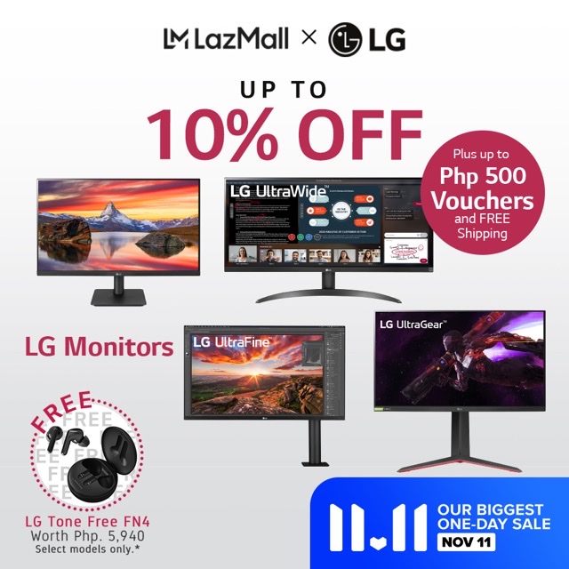 Gear Up for the Biggest Deals this 11.11with LG Monitors