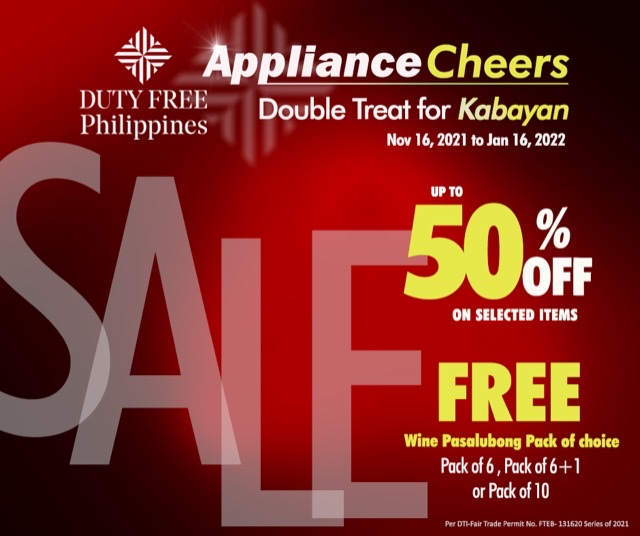 DUTY FREE HOLDS APPLIANCE HOLIDAY SALE