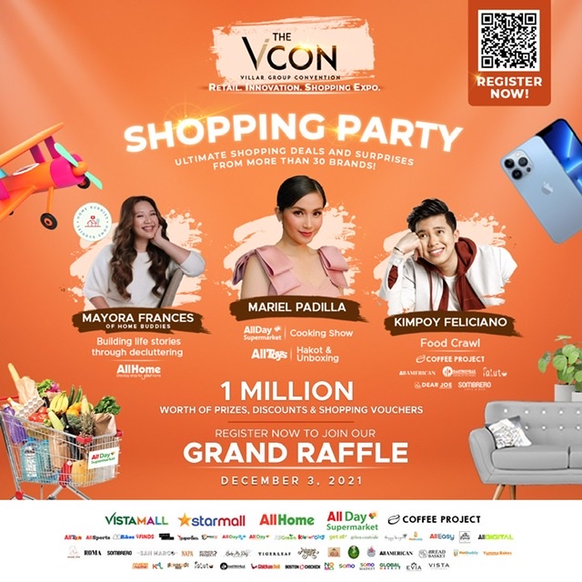 Villar Group taps Mariel Padilla, other social media influencers for its retail and mall convention on Friday (Dec. 3)