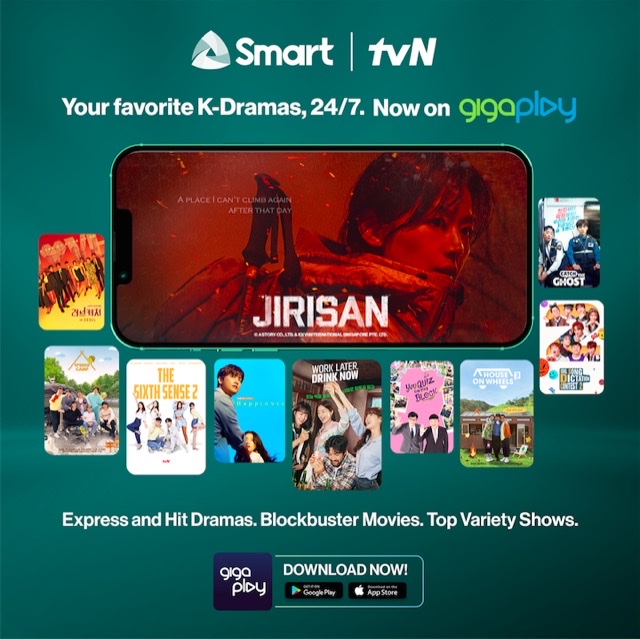 FESTIVE CELEBRATION FOR SMART GIGAPLAY CUSTOMERS WITH ROUND-THE-CLOCK K-ENTERTAINMENT IN REVAMPED tvN CHANNEL