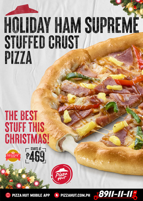Pizza Hut's Holiday Ham Supreme Stuffed Crust Pizza is definitely all you’ll want for Christmas
