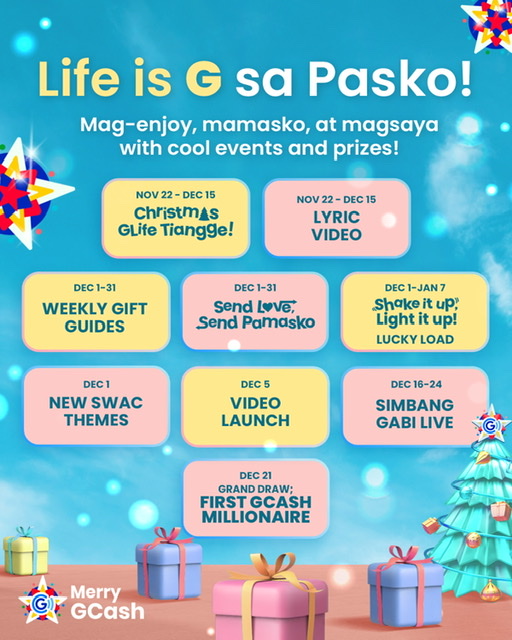 Have A Merry GCash: Here are the many reasons why Life is G this Christmas!