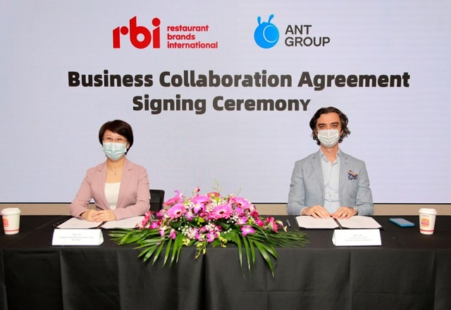 Restaurant Brands International Inc. partners with Ant Group to accelerate digital transformation of its restaurant operations across Asia Pacific
