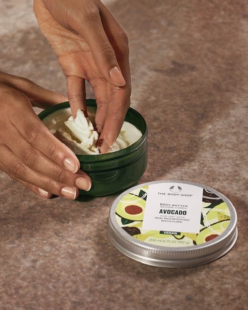 A SUSTAINABLE BODY-LOVING BODY BUTTER FROM THE BODY SHOP