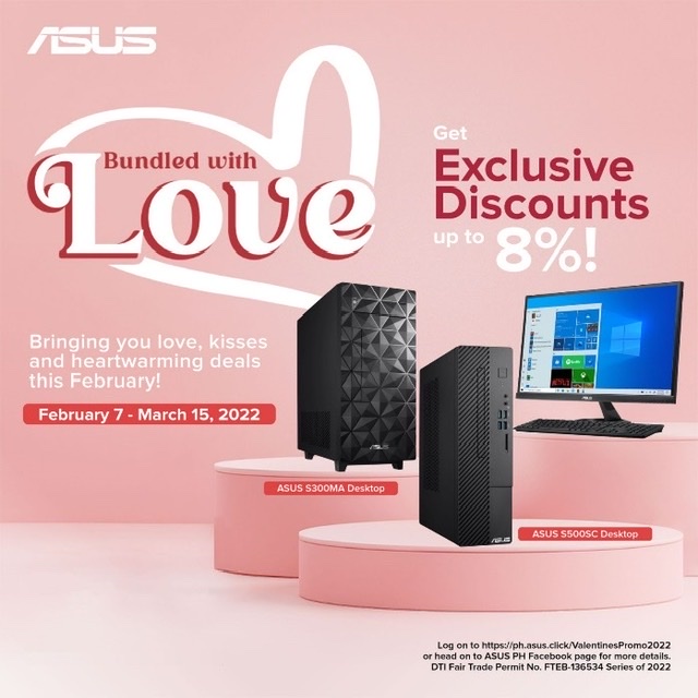 Cherish special moments with the ASUS & ROG Bundled with Love Valentine’s promotion
