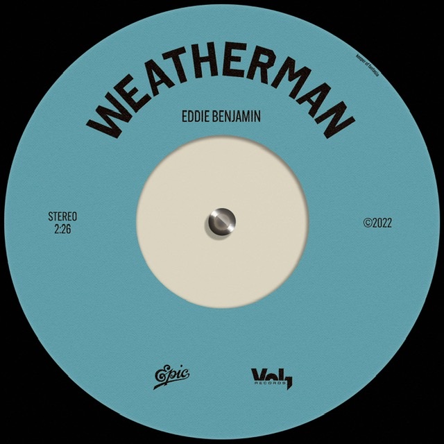 Eddie Benjamin delivers message of optimism during troubling times on new single “Weatherman”