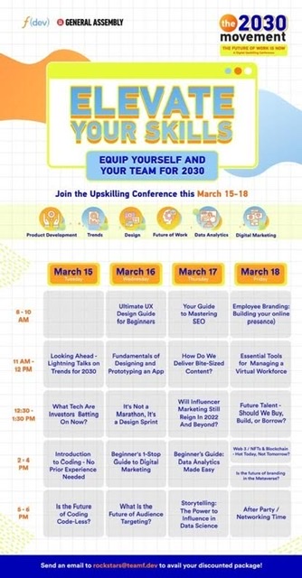 Filinvest Group, General Assembly Launch The 2030 Movement, a Week-long Upskilling Conference