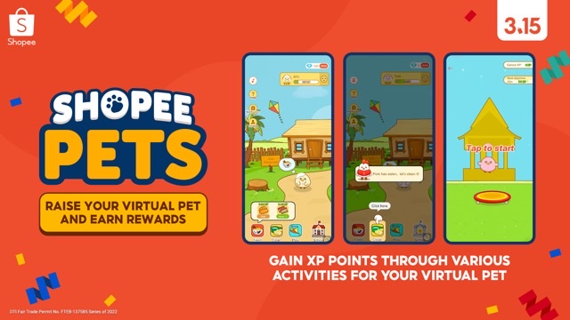 Shopee Levels Up the In-App Experience with the Launch of New Game, Shopee Pets