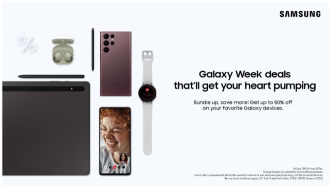 Enjoy heart pumping deals this Samsung Galaxy Week
