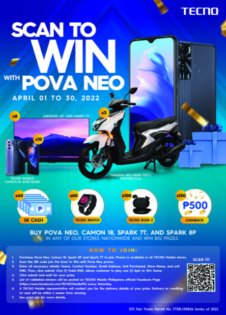 Prepare To Power On With The POVA Neo Scan To Win Promo