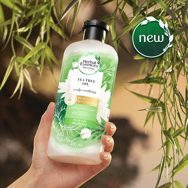 Hair’s the tea: Get hair you can’t unfeel with the all NEW Herbal Essences Tea Tree Oil!