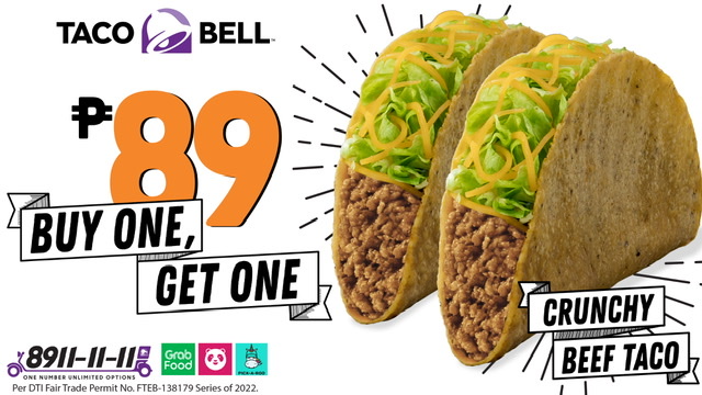 Celebrate Taco Tuesday on March 15 with Taco Bell’s BOGO Crunchy Beef Taco deal