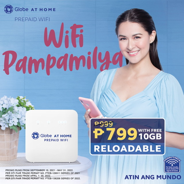Globe At Home Prepaid supports Filipino family’s needs with P799 promo