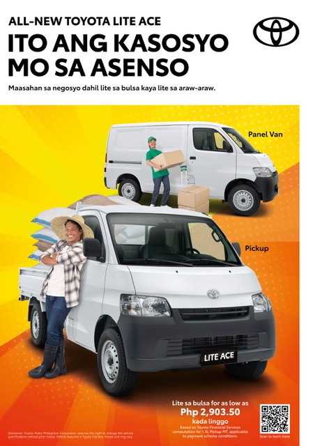 KASOSYO SA ASENSO: Toyota PH empowers MSMEs with launch of All-New Lite Ace