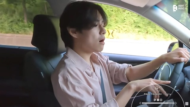 BTS’ V Is Having Fun Vibing With Universal Records Artist Paolo Sandejas’ “Sorry” On His DRIVE VLOG
