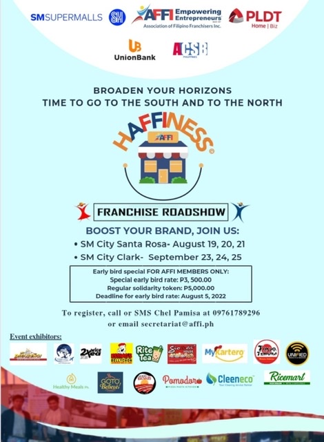 SM to launch HAFFINESS Franchise Roadshow to help MSMEs