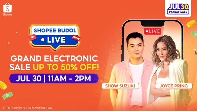 May sweldo na! Treat yourself with deals up to 50% off on budol-worthy gadgets and fan-favorite beauty brands on Shopee
