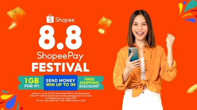 Three Easy Ways To Score Over ₱2M worth of prizes at the 8.8 ShopeePay Festival
