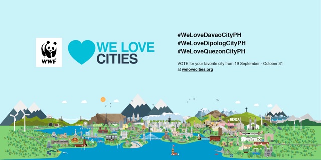 Davao City, Dipolog City, and Quezon City are this year’s Philippine flagbearers in WWF’s We Love Cities