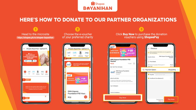 Shopee partners with Charity Organizations to support victims of Typhoon Karding