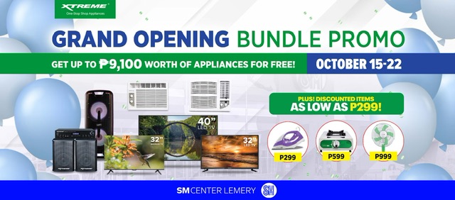 XTREME Appliances opens Concept Store in SM Lemery, discounts and freebies worth P9,100 are up for grabs