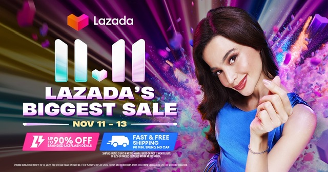11.11 Lazada’s Biggest Sale launches with Multimedia Superstar Anne Curtis