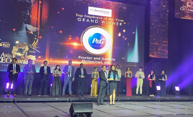 P&G Philippines takes home the Top Employer of The Year Grand Winner at the 2022 Asia CEO Awards