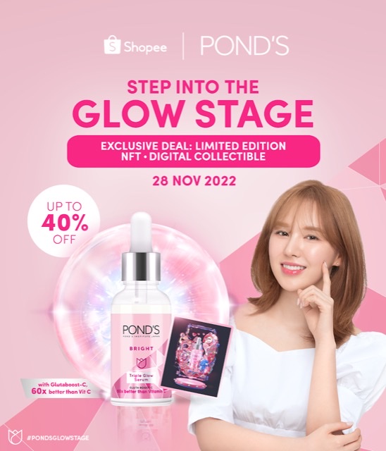 Step into the Glow Stage with POND’S new campaign on Shopee and stand a chance to win a limited edition NFT