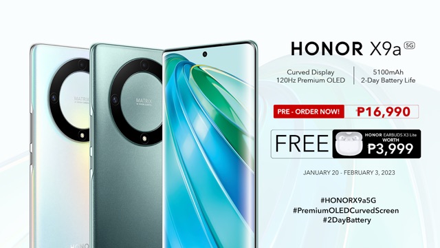 HONOR Raises the Bar for Superior Display Experiences priced at Php 16,990 only!