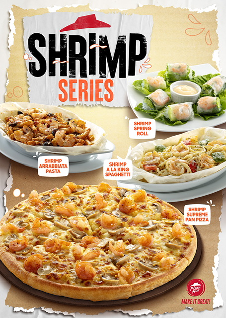 LOOKING FOR MEAT-FREE OPTIONS THIS LENTEN SEASON? TRY THESE SHRIMP-BASED CREATIONS FROM PIZZA HUT