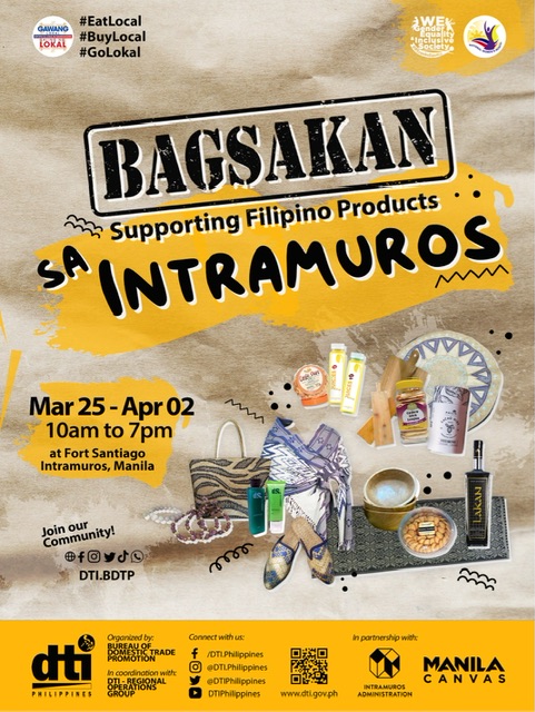 DTI holds Bagsakan sa Intramuros for foreign and local tourists