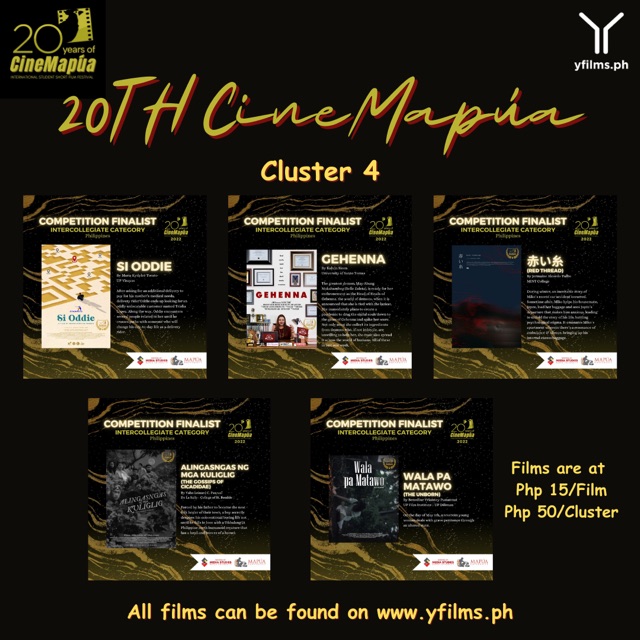 CineMapúa short film finalists now streaming on Yuchengco Museum's YFilms