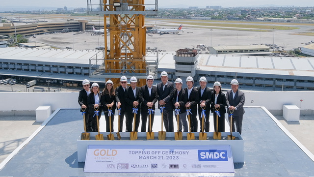 SMDC's Gold Residences Phase 1 Marks Progress with Topping Off Ceremony