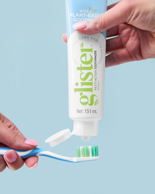 Have a healthy, happy smile with the new Glister oral care solution