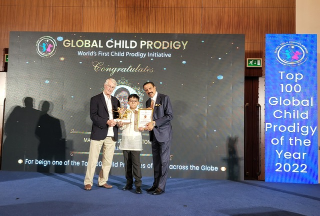 Philippines’ First Global Child Prodigy Awardee, Aaron Antonio, is One of International School Manila’s Filipino Scholars
