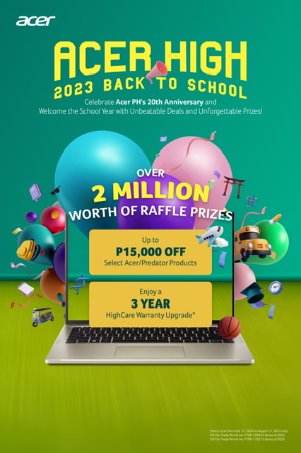 Gear up for school with Acer’s Back-to-School promo 