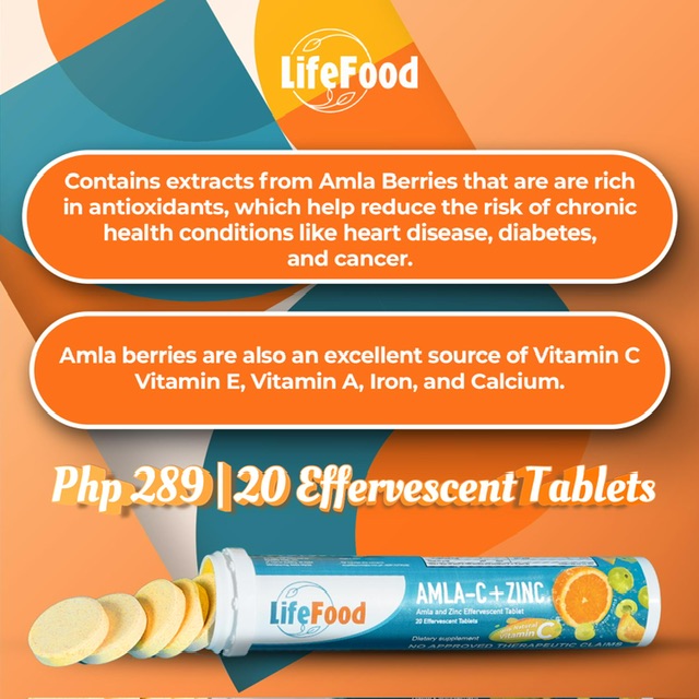 Help Boost Your Health with LifeFood Amla-C + Zinc: Natural Vitamins In A Fizz