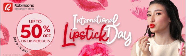 Swatch Party Alert: Robinsons Department Store Celebrates International Lipstick Day in Style
